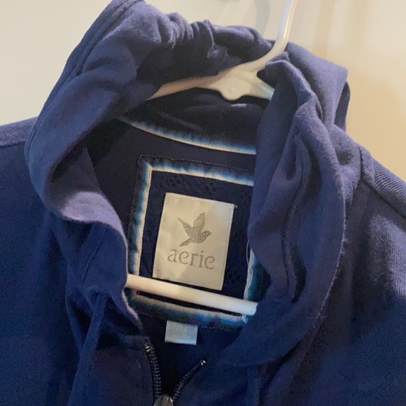 Women’s navy hoodie - Picture 2 of 2